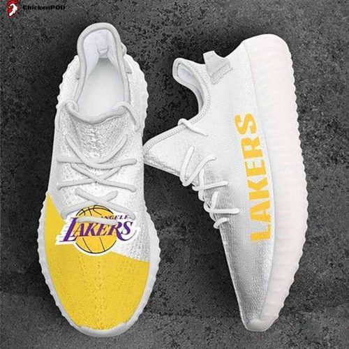 Los Angeles Lakers MLB Yeezy Sneaker For Men Women Fans