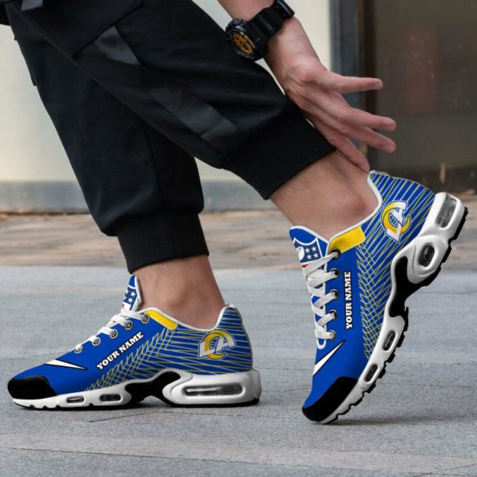 Los Angeles Rams Air Max Plus Sport Sneakers For Fan Gifts