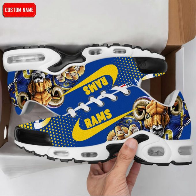 Los Angeles Rams Nfl Premium Air Max Plus Sport Sneakers For Fan Gifts