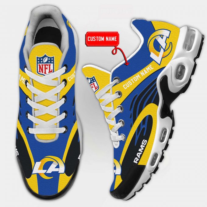 Los Angeles Rams Nfl Premium Air Max Plus Sport Sneakers For Fan Gifts