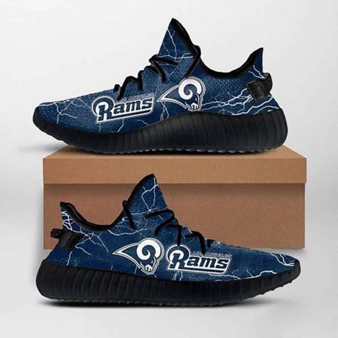 Los Angeles Rams Nfl Yeezy Sneaker For Fans