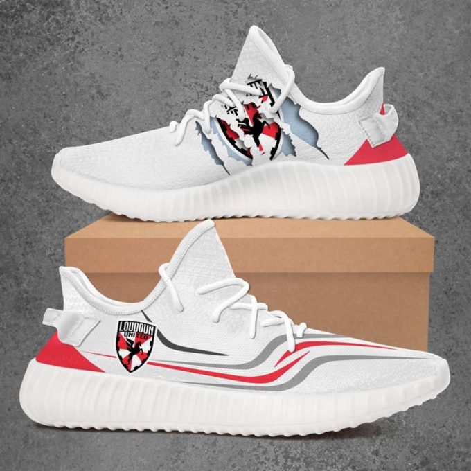 Loudoun United Fc Usl Championship Yeezy Sneaker For Men Women Fans