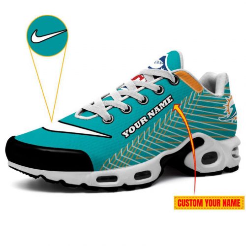 Miami Dolphins Air Max Plus Sport Sneakers For Fan Gifts