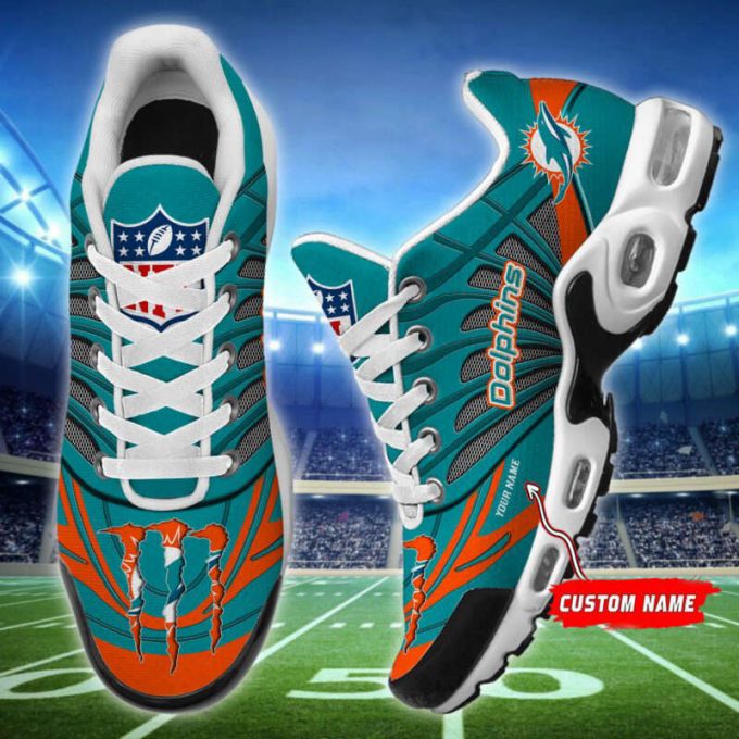 Miami Dolphins Nfl Air Max Plus Sport Sneakers For Fan Gifts