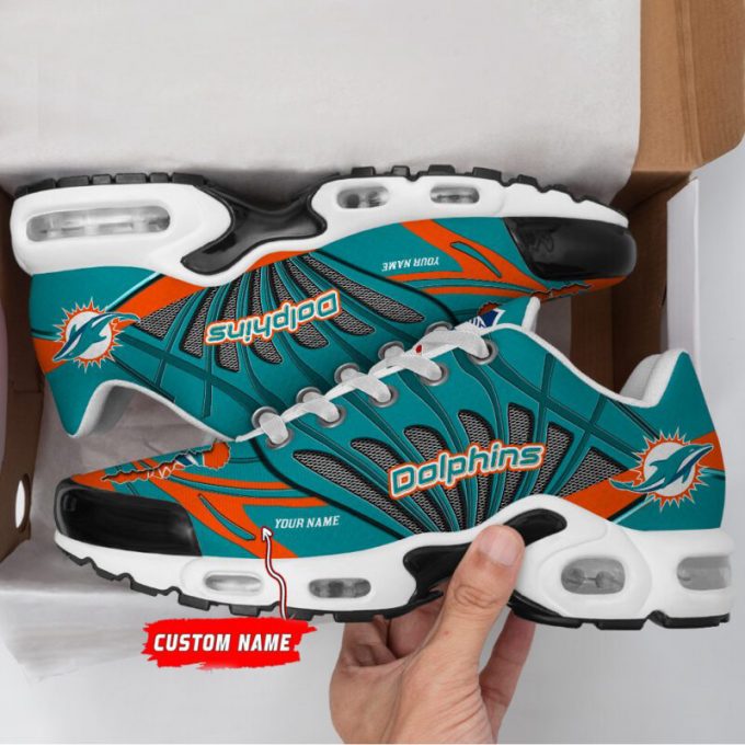 Miami Dolphins Nfl Air Max Plus Sport Sneakers For Fan Gifts