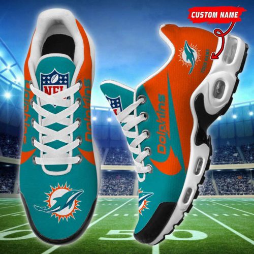 Miami Dolphins NFL Air Max Plus Sport Sneakers For Fan Gifts