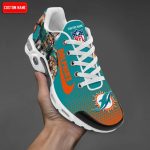 Miami Dolphins NFL Premium Air Max Plus Sport Sneakers For Fan Gifts