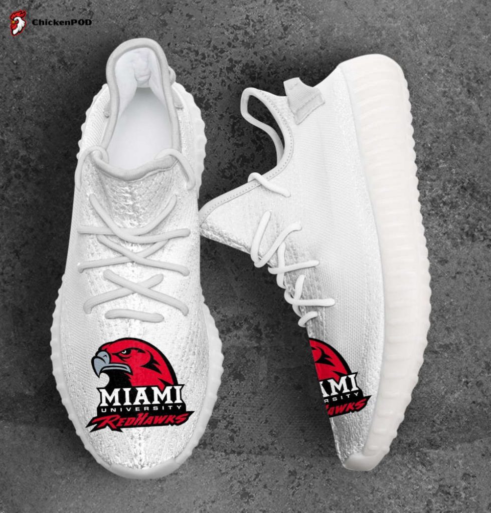 Miami Redhawks Ncaa Yeezy Sneaker For Men Women Fans