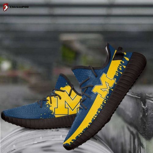 Michigan Wolverines NCAA Yeezy Sneaker For Men Women Fans