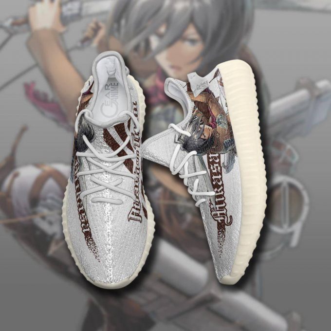 Mikasa Shoes Attack On Titan Custom Anime Yeezy Sneaker For Fans