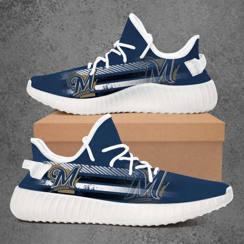 Milwaukee Brewers Mlb Yeezy Sneaker For Fans