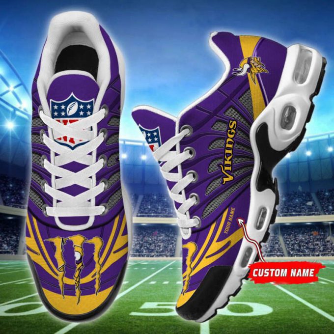 Minnesota Vikings Nfl Air Max Plus Sport Sneakers For Fan Gifts