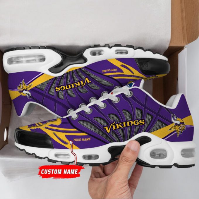 Minnesota Vikings Nfl Air Max Plus Sport Sneakers For Fan Gifts