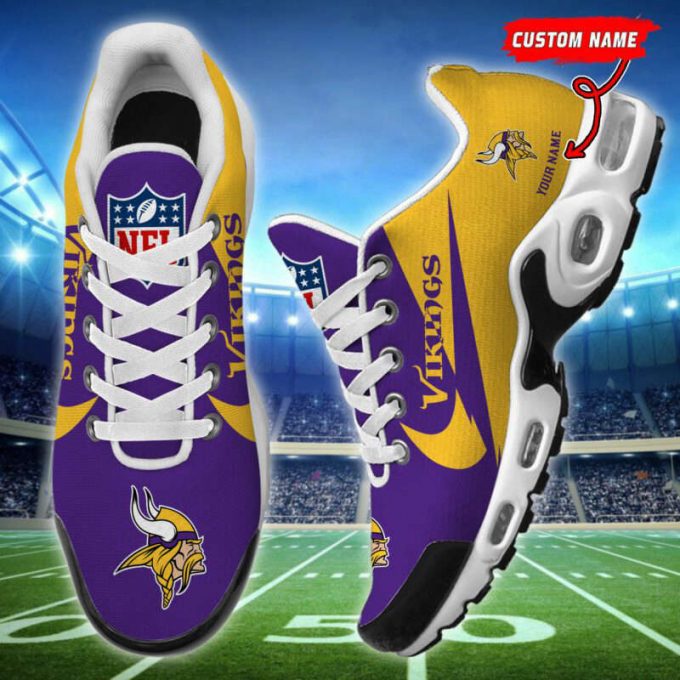 Minnesota Vikings Nfl Air Max Plus Sport Sneakers For Fan Gifts