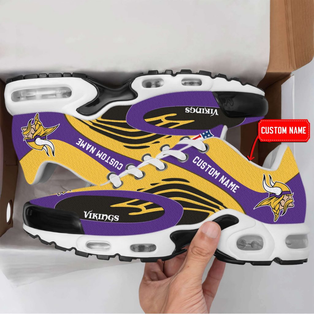 Minnesota Vikings Nfl Premium Air Max Plus Sport Sneakers For Fan Gifts