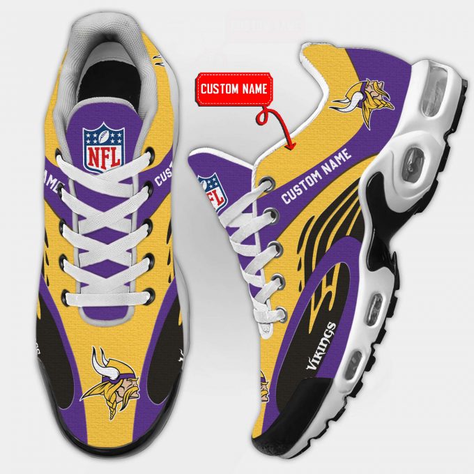 Minnesota Vikings Nfl Premium Air Max Plus Sport Sneakers For Fan Gifts