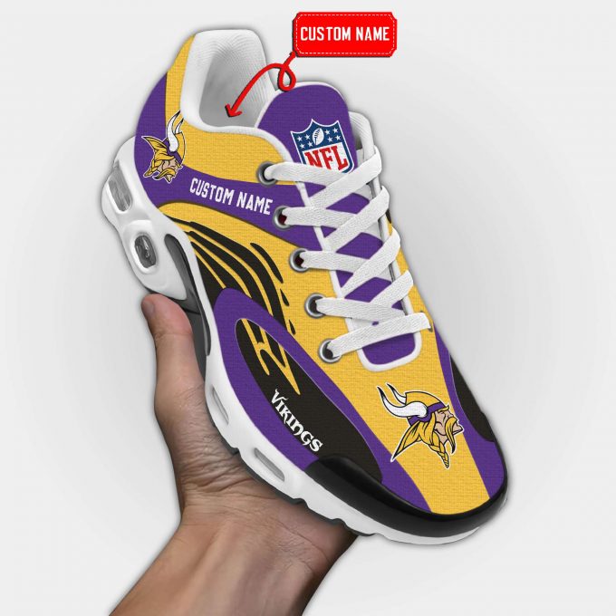 Minnesota Vikings Nfl Premium Air Max Plus Sport Sneakers For Fan Gifts