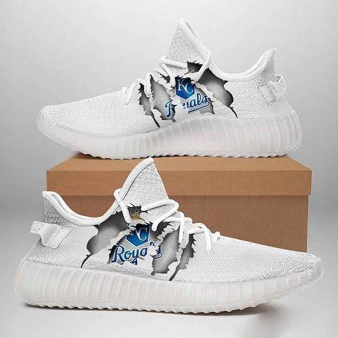 Mlb 12 Kansas City Royals Yeezy Sneaker For Men Women Fans