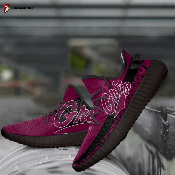 Montana Grizzlies Ncaa Yeezy Sneaker For Fans