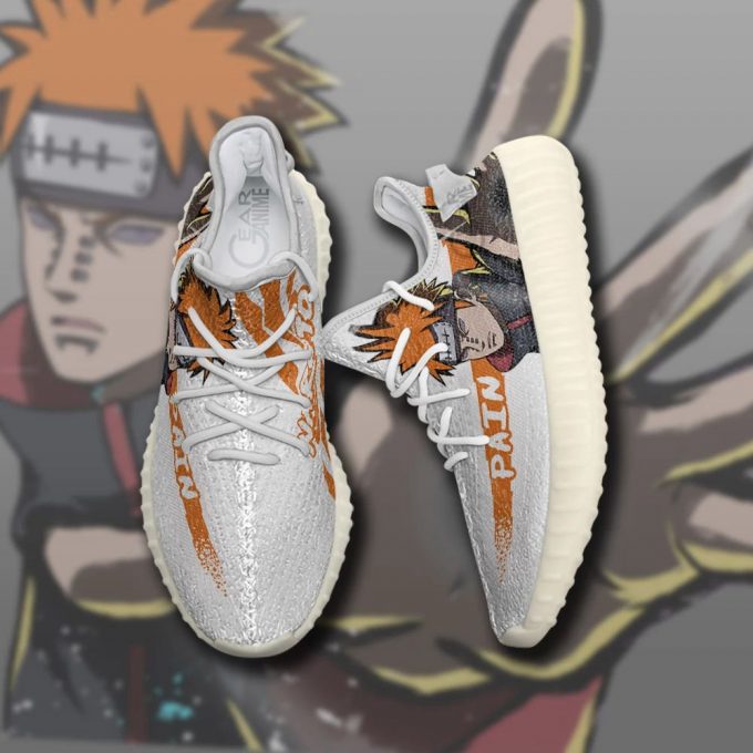 Nagato Pain Shoes Naruto Custom Anime Yeezy Sneaker For Men Women Fans