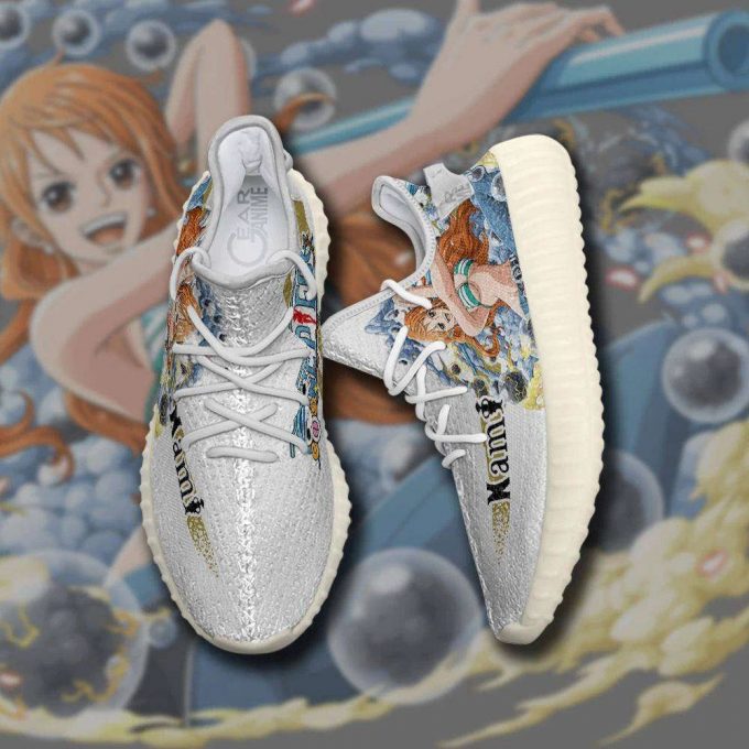 Nami Shoes One Piece Custom Anime Yeezy Sneaker For Fans