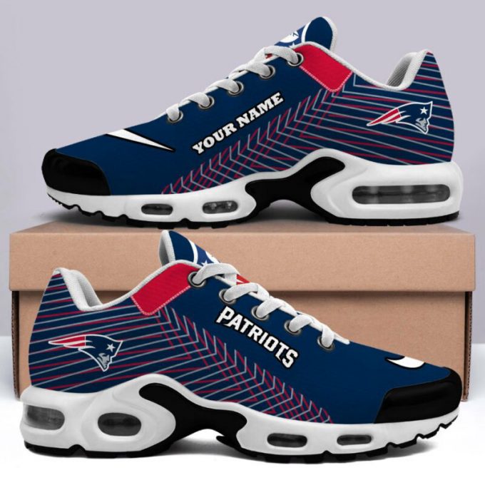 New England Patriots Air Max Plus Sport Sneakers For Fan Gifts