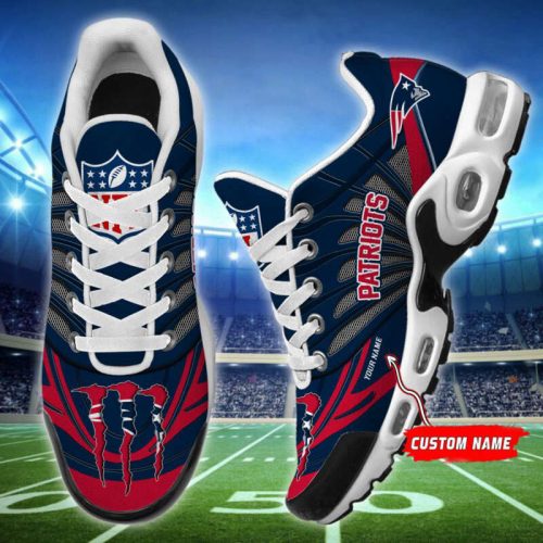 New England Patriots NFL Air Max Plus Sport Sneakers For Fan Gifts