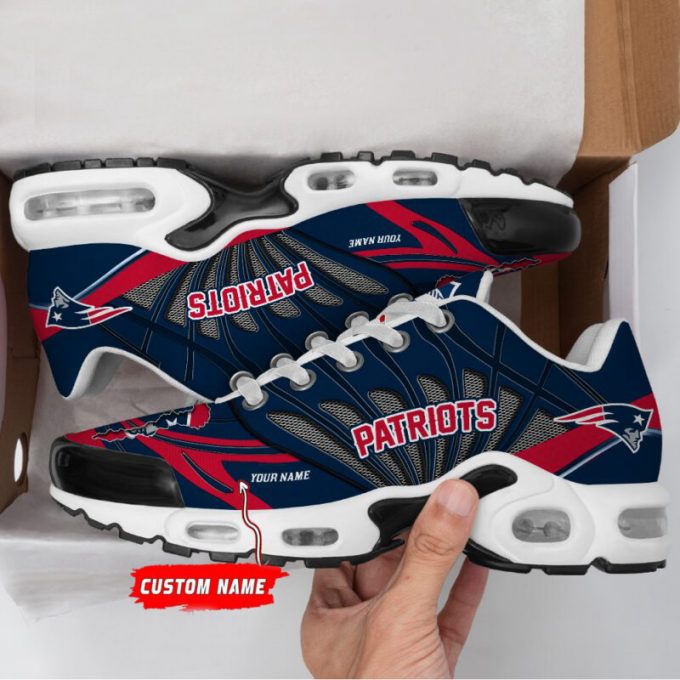 New England Patriots Nfl Air Max Plus Sport Sneakers For Fan Gifts