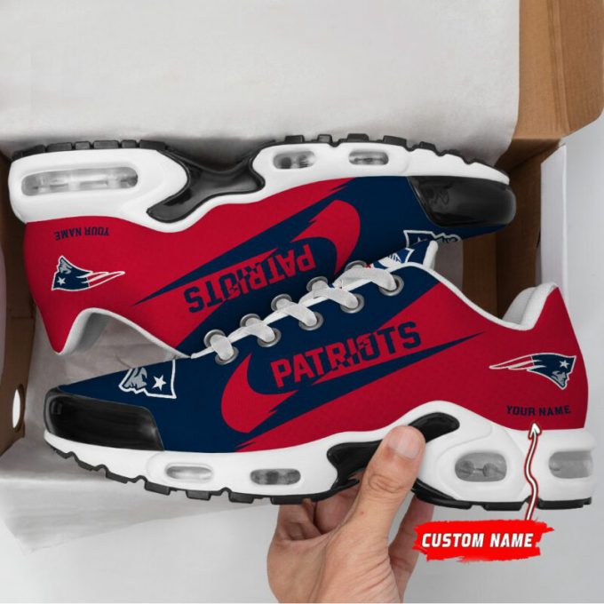 New England Patriots Nfl Air Max Plus Sport Sneakers For Fan Gifts