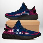 New England Patriots NFL Black NCAA Yeezy Sneaker For Fans