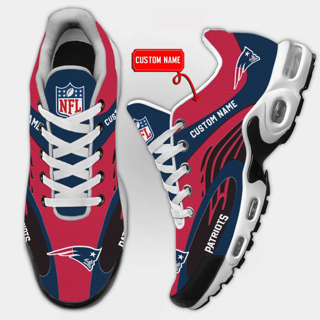 New England Patriots Nfl Premium Air Max Plus Sport Sneakers For Fan Gifts