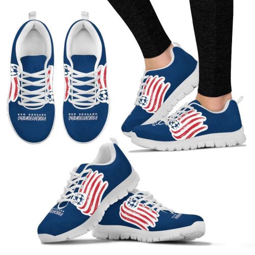 New England Revolution Unisex Running Shoes For Fans Gifts