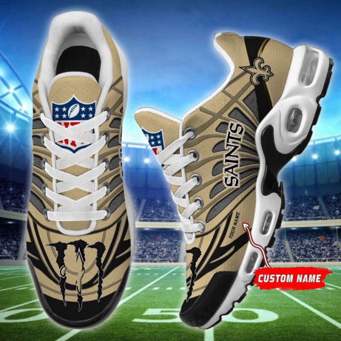 New Orleans Saints Nfl Air Max Plus Sport Sneakers For Fan Gifts