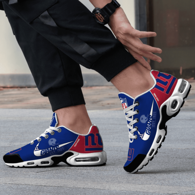 New York Giants Nfl Premium Air Max Plus Sport Sneakers For Fan Gifts