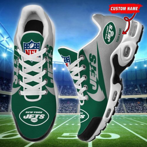 New York Jets NFL Air Max Plus Sport Sneakers For Fan Gifts