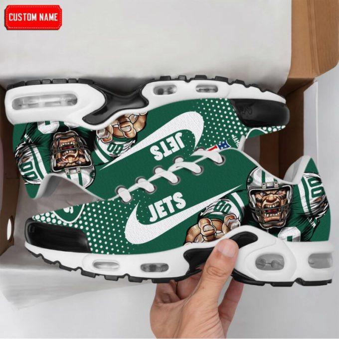 New York Jets Nfl Premium Air Max Plus Sport Sneakers For Fan Gifts