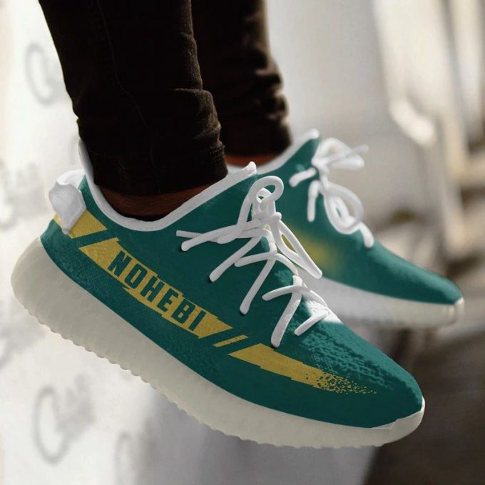 Nohebi Academy Shoes Haikyuu Custom Anime Yeezy Sneaker For Fans