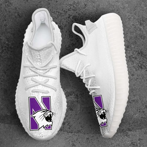 Northwestern Wildcats NCAA Yeezy Sneaker For Men Women Fans