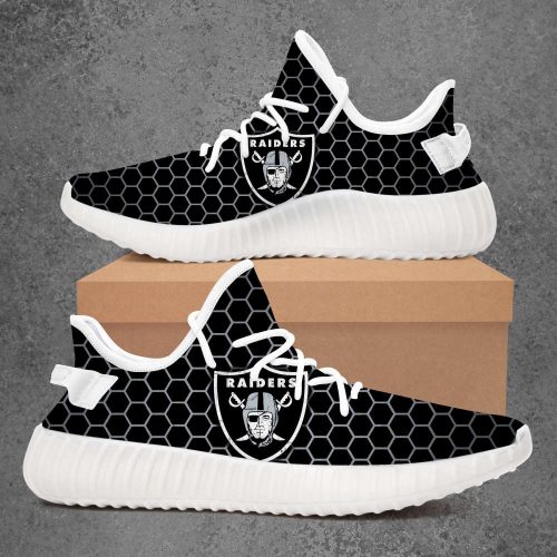 Oakland Raiders NFL Yeezy Sneaker For Men Women Fans