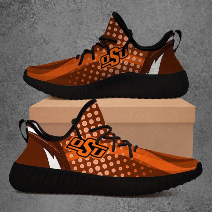 Oklahoma State Cowboys Ncaa Yeezy Sneaker For Fans