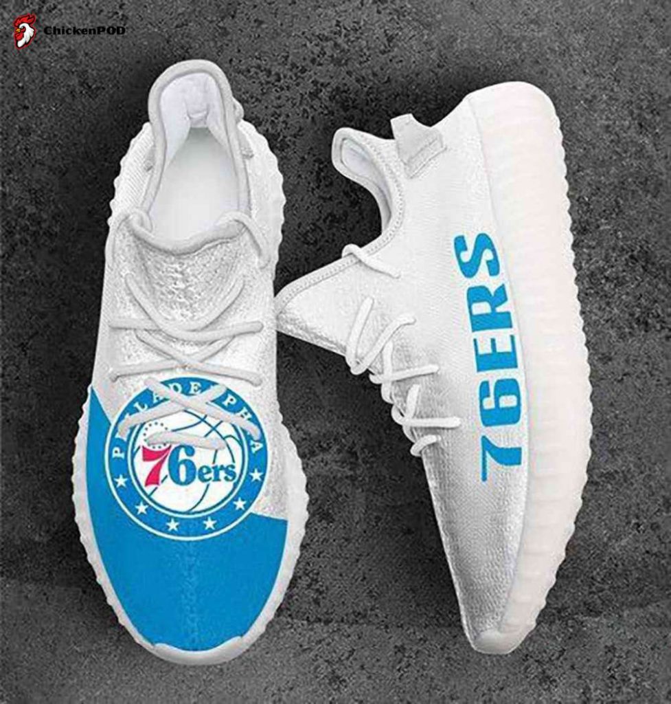 Philadelphia 76Ers Mlb Yeezy Sneaker For Fans