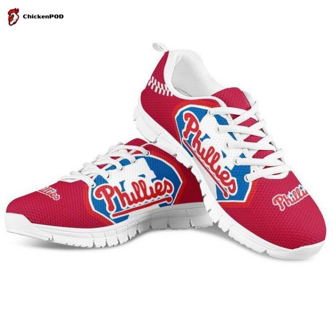 Philadelphia Phillies Unisex Running Shoes For Fans Fan Gifts