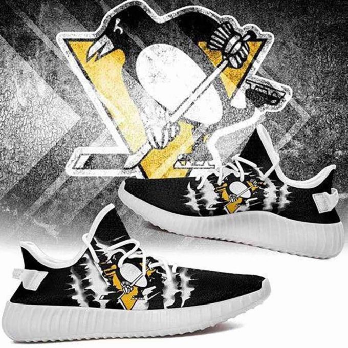 Pittsburgh Penguins Nhl Yeezy Sneaker For Fans