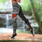 Polynesian Samoa Tattoo Legging & Tank Top