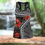 Polynesian Tattoo Legging & Tank Top