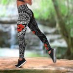 Polynesian Tattoo Legging & Tank Top