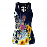 Premium I’M Hippe Girl  3D Over Printed Legging & Tank Top