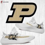 Purdue Boilermakers NCAA Yeezy Sneaker For Fans