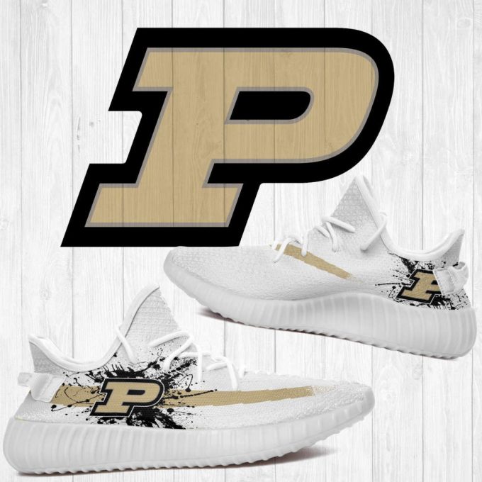 Purdue Boilermakers Ncaa Yeezy Sneaker For Fans