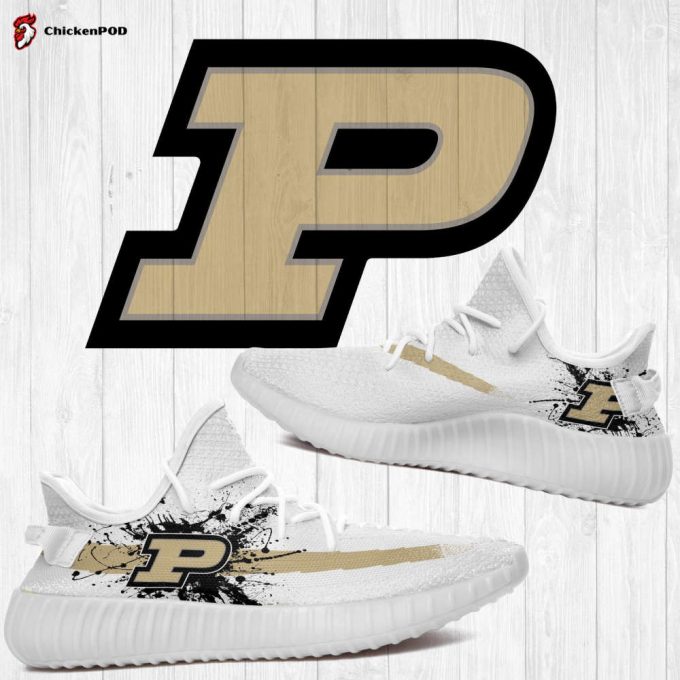 Purdue Boilermakers Ncaa Yeezy Sneaker For Fans